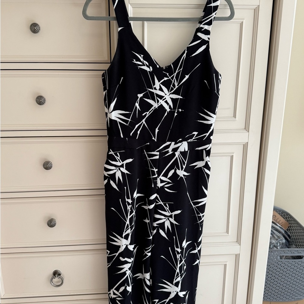 Banana Republic Black and White Jumpsuit
